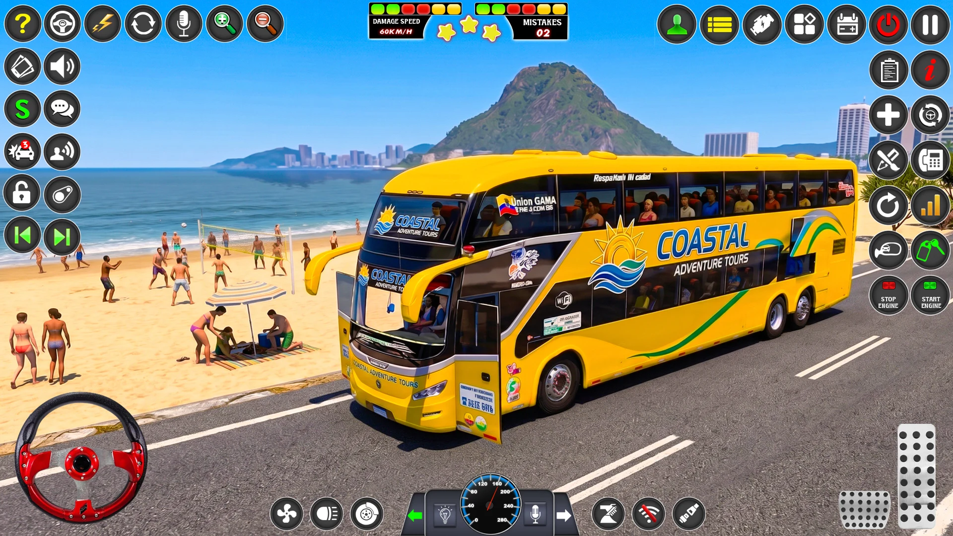Bus Simulator 3D Euro Bus Game screenshot