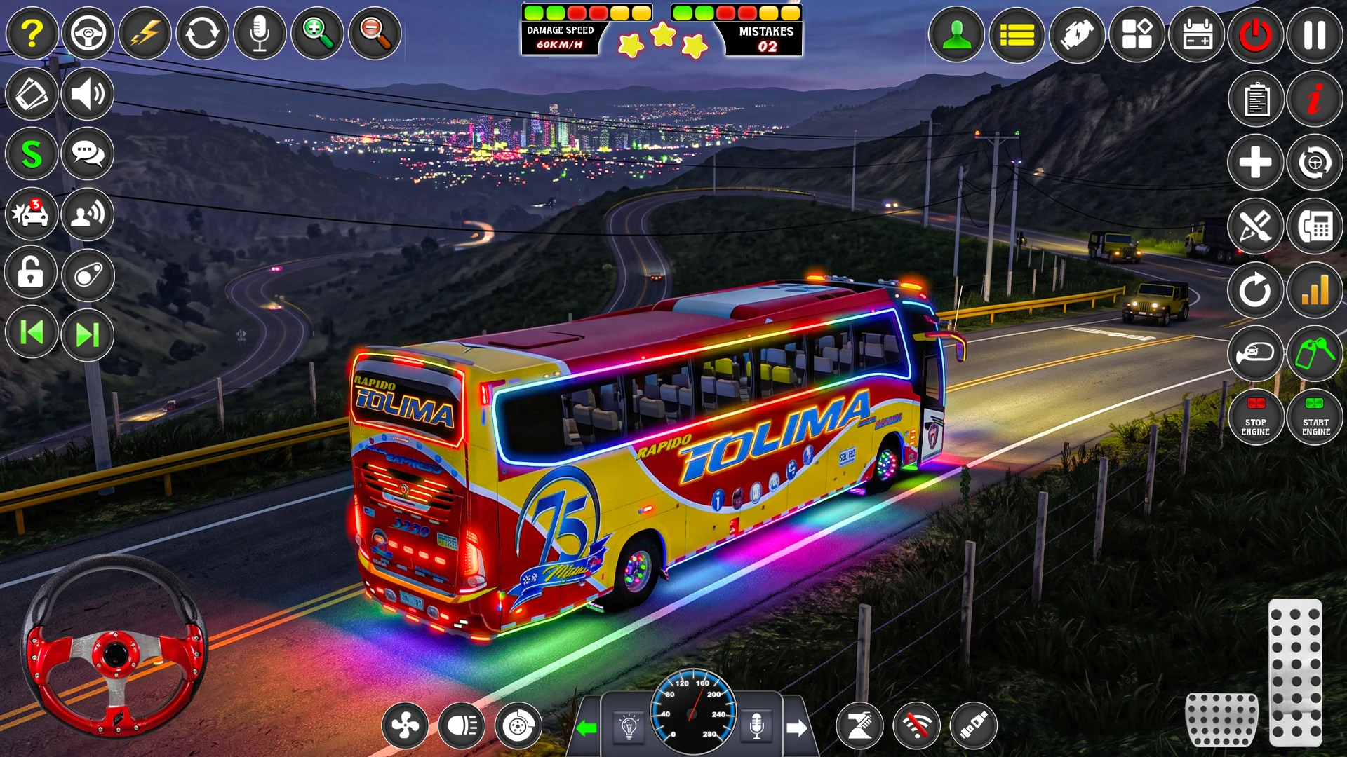Bus Simulator 3D Euro Bus Game screenshot